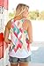 Sunward Women Summer Vest Top Sleeveless Blouse Casual Tank Tops (XLarge, WH)