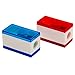 LEGO Stationery - Pencil Sharpener 4 Pack (Red And Blue) with Building Bricks