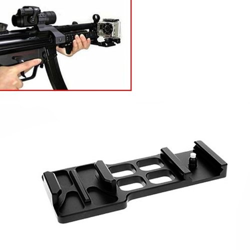 Goliton Camera Picatinny 20mm Rail Mount Side Rail Mount for Gopro Hero4/3+/3/2/1 Camera - Thumbnail 4
