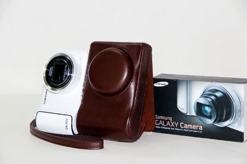 Brown PU Leather Camera Case Bag Cover For Samsung Galaxy GC100 Camera EK-GC100 GC110 New