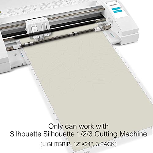 Monicut Cutting Mat 12x24 for Silhouette Cameo 4/3/2/1(Standardgrip, 3 Pack) Durable Cut Mat