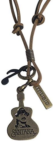 EbsemMusic Legends necklace, genuine leather cord Surfer jewelry for Men & Women
