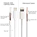 SNX (TM) Certified 6 Feet / 2 Meter Lightning to USB Charging Cable (5 Pack)