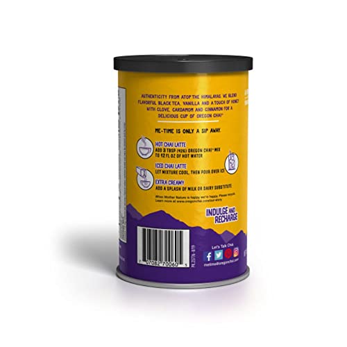 OREGON CHAI ORIGINAL DRY CHAI LATTE MIX, 10 OUNCES (PACK OF 1), PACKAGING MAY VARY