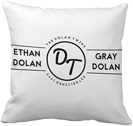 The Dolan Twins Pillow cover Size 16x16 inch