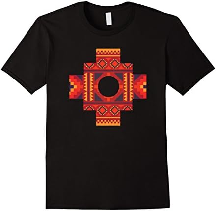 Mens Inca Cross Symbol of Love,Truth, Connection T-Shirt Textile XL Black