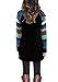 Poulax Women's Cotton Knitted Long Sleeve Lightweight Tunic Sweatshirt Tops (XXXL=US16-18, New Navy Blue)