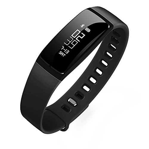 Fitness Tracker Heart Rate Monitor Waterproof Smart Heart Rate Monitor Blood Sport Bracelet Pedometer Sleep Quality Recorder Smartband Bluetooth Waterproof Fitness Wristbands ï¼ˆUSB Charger ï¼‰