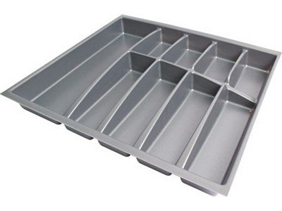600mm Cabinet Cutlery Tray Insert Anthracite Plastic To Suit