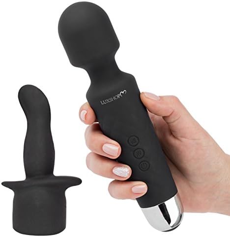 Personal Massager Wand Therapeutic - with Attachment – Magic Handheld Massager for Body - from Muscle Aches - Wand Massager Cordless Powerful Waterproof - Best Gift for Woman Man.