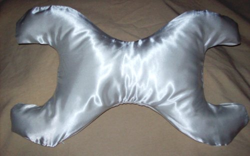 Save My Face La Petite White Satin Pillow