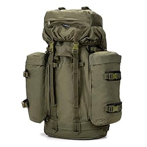 Commando Industries Army Mountain Rucksack Trekking Outdoor 100 Liter (Oliv)