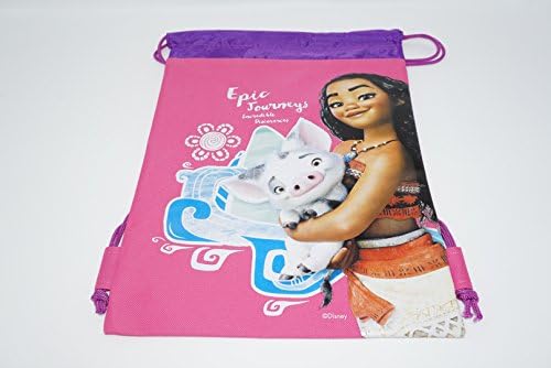 Disney Moana Drawstring Bag, Pink