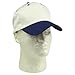 Plain Baseball Cap in Navy Blue and Stone Gray