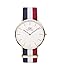 Daniel Wellington Classic Cambridge 40mm Men's Watch, DW Classic Fabric (Polyester) Rose Gold Watch for Men
