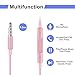 Earbuds, 4-Pack Premium Earphones Earbuds Headphones with Stereo Mic&Remote Control for iPhone iPad iPod Galaxy and More Android Smartphones Compatible with 3.5mm Headphone