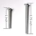 Southern Hills Brushed Brass Cup Pulls - 5 inch Screw Spacing - Pack of 5, Kitchen Drawer Pulls - Drawer Bin Handles, Satin Brass Kitchen Cabinet Hardware SHKM004-BRS-5