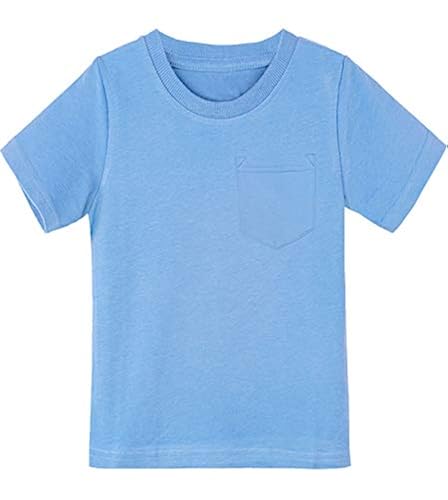 COSLAND Infant Baby Boys' Thick Pocket Solid Color Tee Shirts, 18 - Main Image