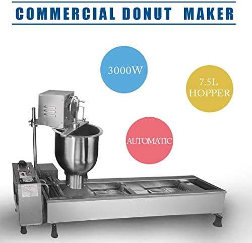 My Ice World Free Shipment Automatic Mini Frying Doughnuts Making Machine/Doughnut Maker/Frying Donuts Maker/Donuts Making Machine/Donuts Making Machine/Frying Donut Maker for Street Food Fast Food Snack Food Equipment