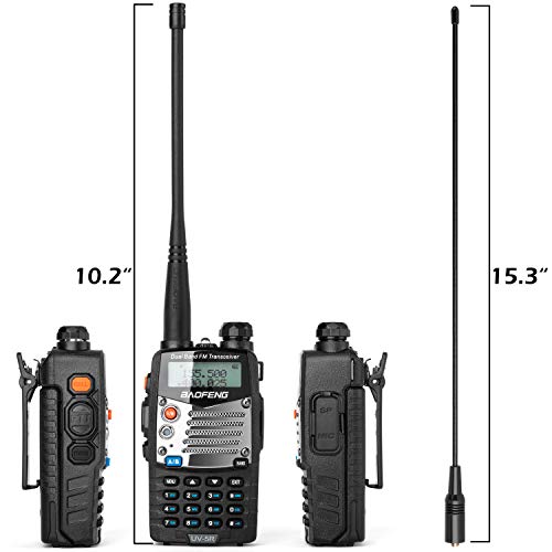 BaoFeng UV5R Pro Ham Radio with 2 Rechargeable Battery, DualBand 2