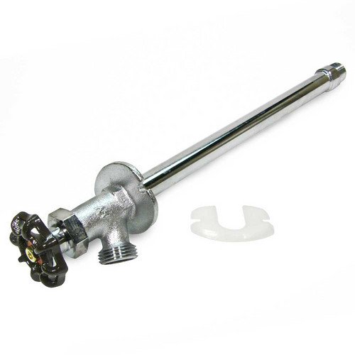 Everflow Supplies 6204-NL Lead Free 1/2-Inch MIP/Sweat Inlet x 4-Inch Long Chrome Plated Frost Free Sillcock Hose