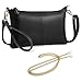 S SUNINESS Anti Theft Crossbody bags - Women Sling Purse Lightweight PU Leather Wallet Wristlet Bags with Adjustable, Chain and Wristlet Strap (Black)