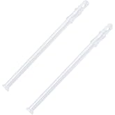 5313232961 For Delonghi Milk Intake Tube Pipe Set, 6.2'' Long Silicone Tube | Coffee Pipe Fit for Delonghi Coffee Machine ECAM23260 ECAM23266 ECAM23270 and More, For Delonghi Milk Tube Replacement 2 Pack
