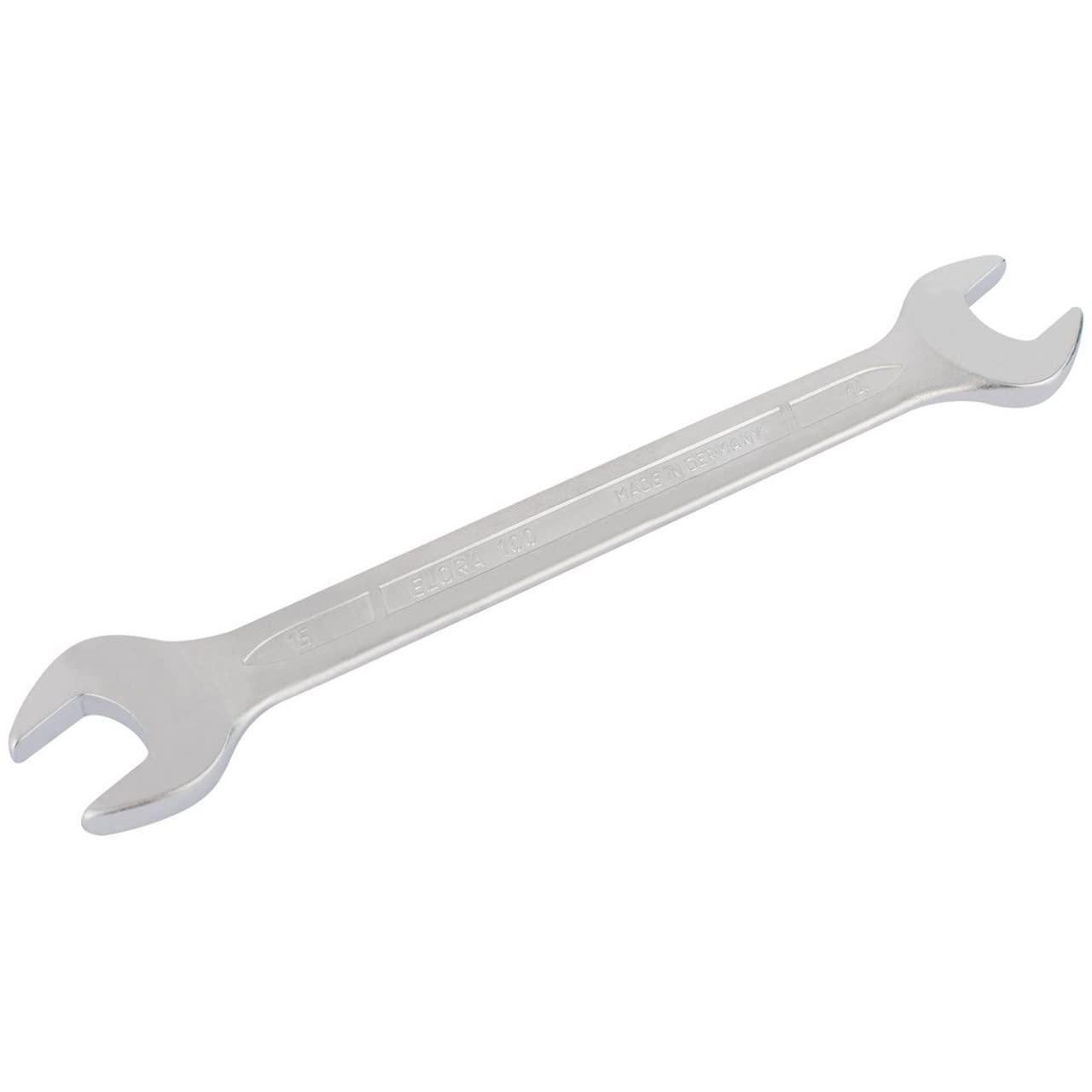 Draper 1929 Elora Long Metric Double Open End Spanner, 14mm x 15mm — image 1