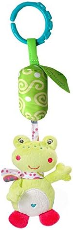 Frog Baby Crib Stroller Cot Buggy Pram Car Seat Revolving Hanging Rattles Dangle Toy Baby Rattles Mobiles Handbell