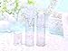 ericotry 5ML Empty Airless Vacuum Pump Bottle Refillable Plastic Cream Lotion Bottle Travel Bottles Toiletries Liquid Container for Cosmetic Make-up Pack of 6 (Transparent)