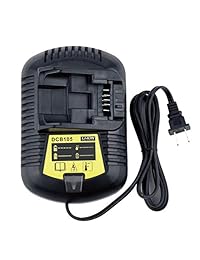 Qbmel 12V-20V Cargador de Batería para Dewalt Batería de iones de litio MAX XR DCB101 DCB105 DCB107 DCB115 DCB120 DCB127 DCB200 DCB203 DCB204 DCB205 DCB206