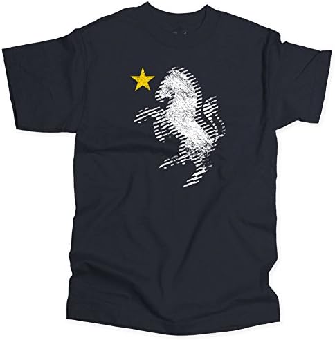 Juventus T-shirt - 80's Bianconeri (Medium)