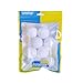 TOYMYTOY 8pcs Plastic Golf Balls Game Toy Balls Indoor Outdoor Practice Balls for Kids Children Golfer (White)