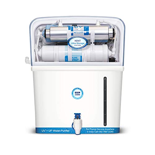 KENT Ultra Storage UV Water Purifier (11042) | UV+UF Water Purification | Wall Mountable | 8L Storage | 60 L/hr Output | White 1 KENT Ultra Storage UV Water Purifier (11042) | UV+UF Water Purification | Wall Mountable | 8L Storage | 60 L/hr Output | White