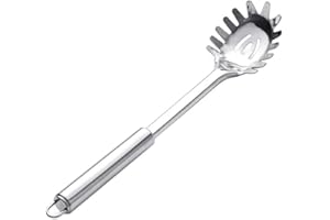 Noodles Stainless Steel Spoon Noodles Server Fork Spaghetti Stainless Steel Spoon Pasta Server Multifunction Vermicelli Scoop