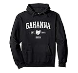 Gahanna Ohio OH Vintage Athletic Sports Design