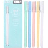 Liquid Gel Pen, 0.38mm, Needle Tip, Candy-Colored Barrel, Black Ink, 12 Count