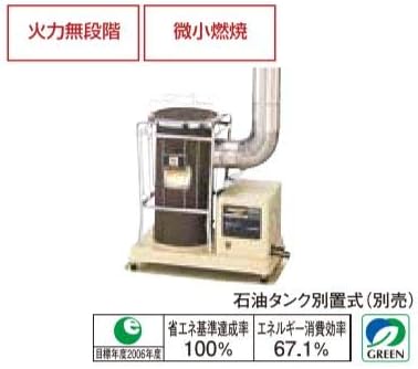 Amazon サンポット 半密閉式石油暖房機 丸形 Ksh 10bs K7 Sunpot 石油ストーブ