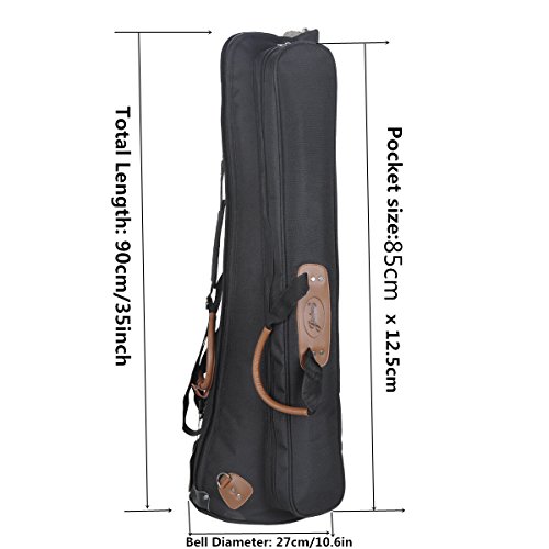 image for Jinchuan Tenor Slide Trombone Deluxe Bag Light Weight Case Water-resis