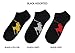 Polo Ralph Lauren Men 3 Pairs Pack No Show Cotton Socks, Black