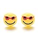 15 Pairs Hypoallergenic Cute Amusing Smiley Emoticon Stud Earrings Set for Girls