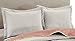 Chezmoi Collection Mesa 3-Piece Oversized Reversible Bedspread Coverlet Set (King, Ivory/Salmon)
