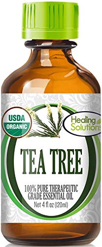 Healing Solutions Organic 120ml Oils - Tea Tree Essential Oil - 4 Fluid Ounces