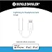 Dongle Dangler 3.5mm Headphone Jack Adapter - Compatible with iPhone Xs Max/XS/XR/X/10/8 Plus/8/7 Plus/7 - Supports iOS 10 & Later (Cable 1-Pack)