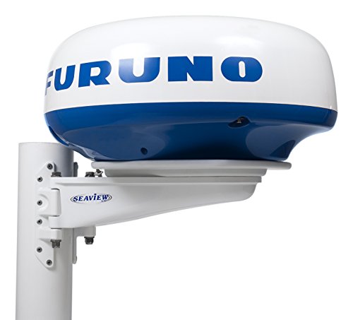 Seaview Mast Mount for Specific Closed Dome Radars, White, SM-18-U - Thumbnail 2