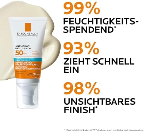 Anthelios Hydratisierende Sonnencreme Gesicht LSF 50+, 50 ml