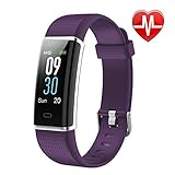 LETSCOM Unisex-Adult Fitness Tracker, Heart Rate Monitor Watch with Color Screen, IP68 Waterproof, Step Counter, Calorie Counter, Sleep Monitor, Pedometer, Smart Watch for Kids Women and Men