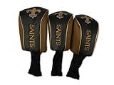 NFL New Orleans Saints 3 Pack Mesh Longneck Headcover Set