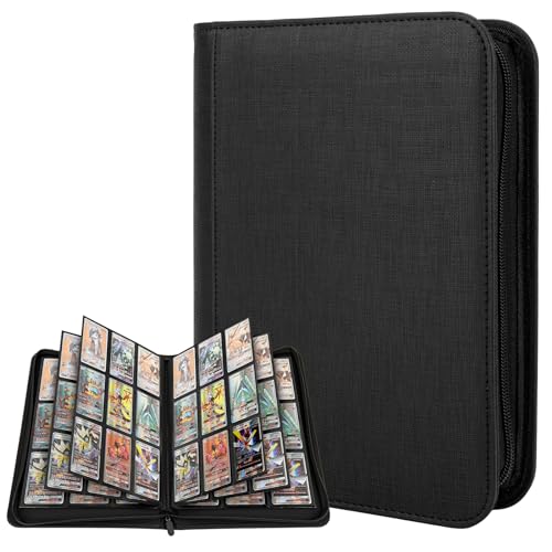 Pure Black - Card Binder with Sleeves