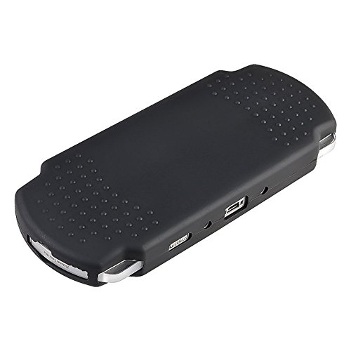 CommonByte-Black-Rubber-Soft-Silicone-Skin-Gel-Case-Cover-For-Sony-PSP-3000-USA-Seller